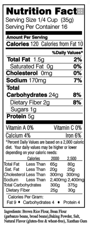 Gluten-Free Pancake & Baking Mix - 1.25 lb