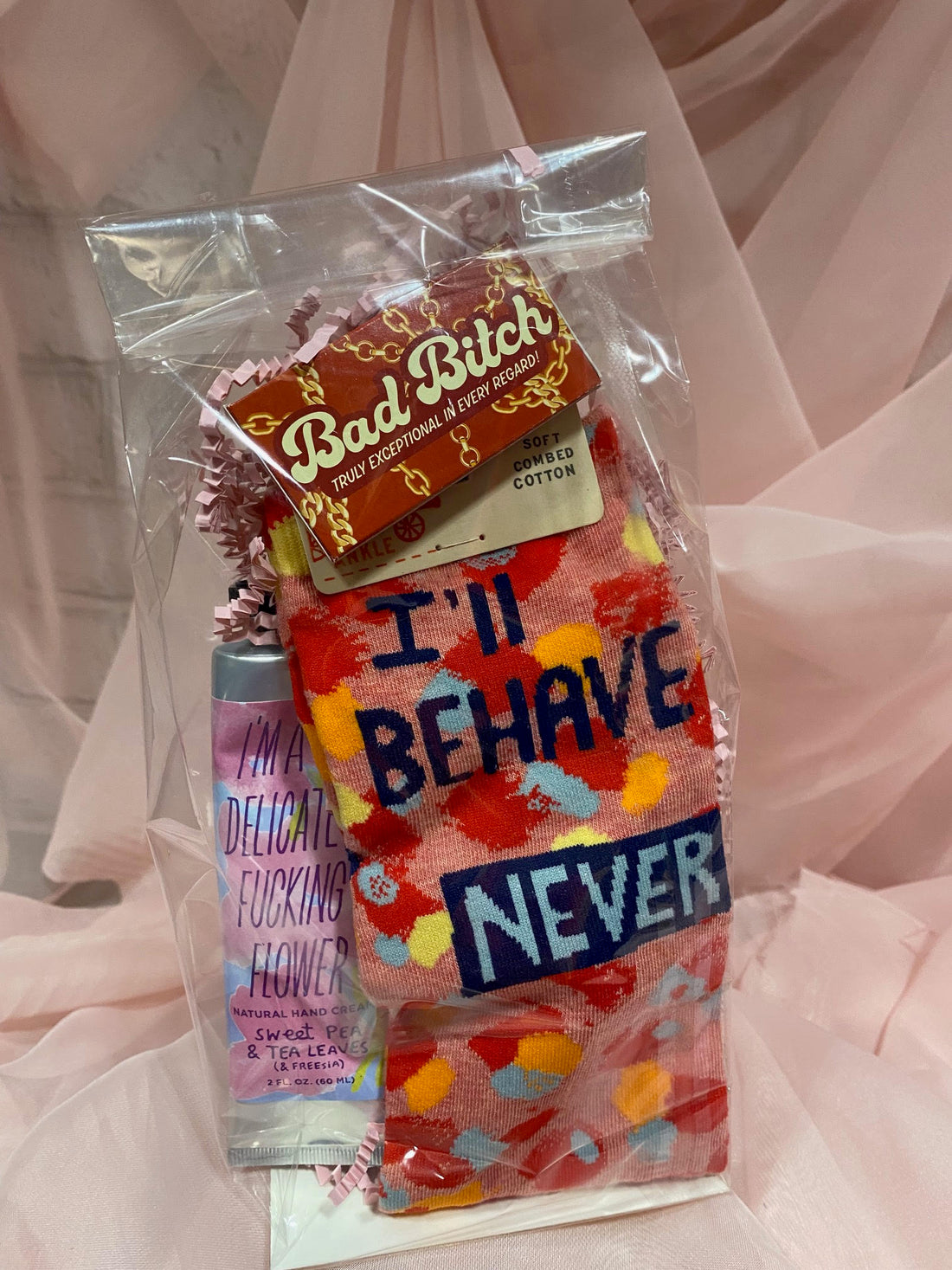 Humour MOM Gift bag: "Bad A** Mom"