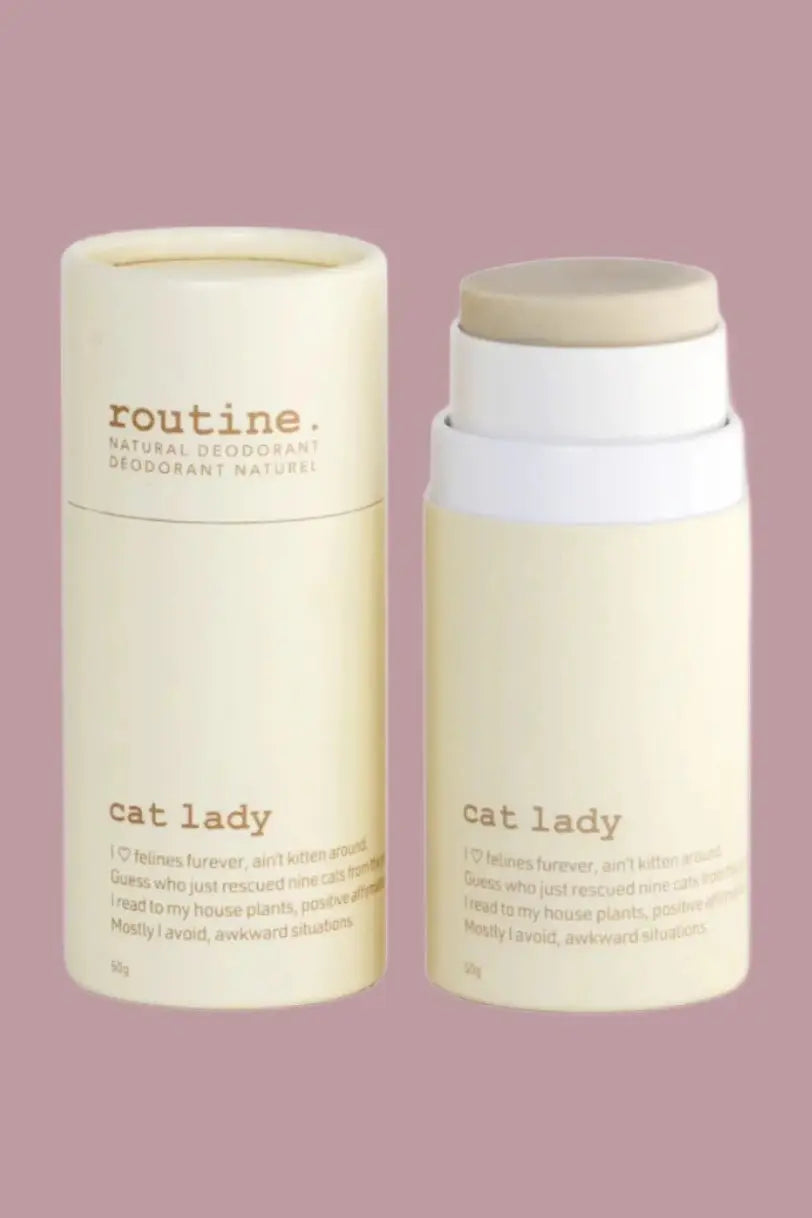Routine Natural Deodorant Stick - Cat Lady