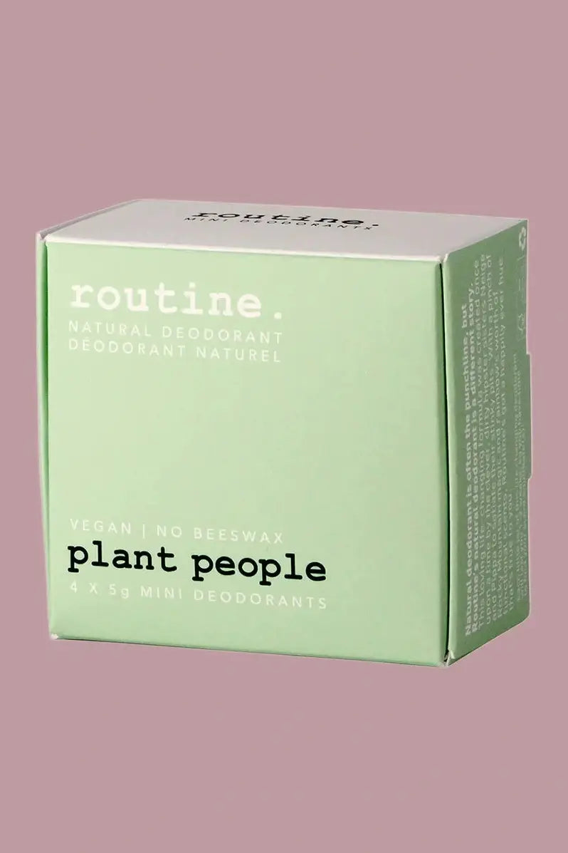 Routine Natural Mini Deodorant Kit of 4 - Plant People