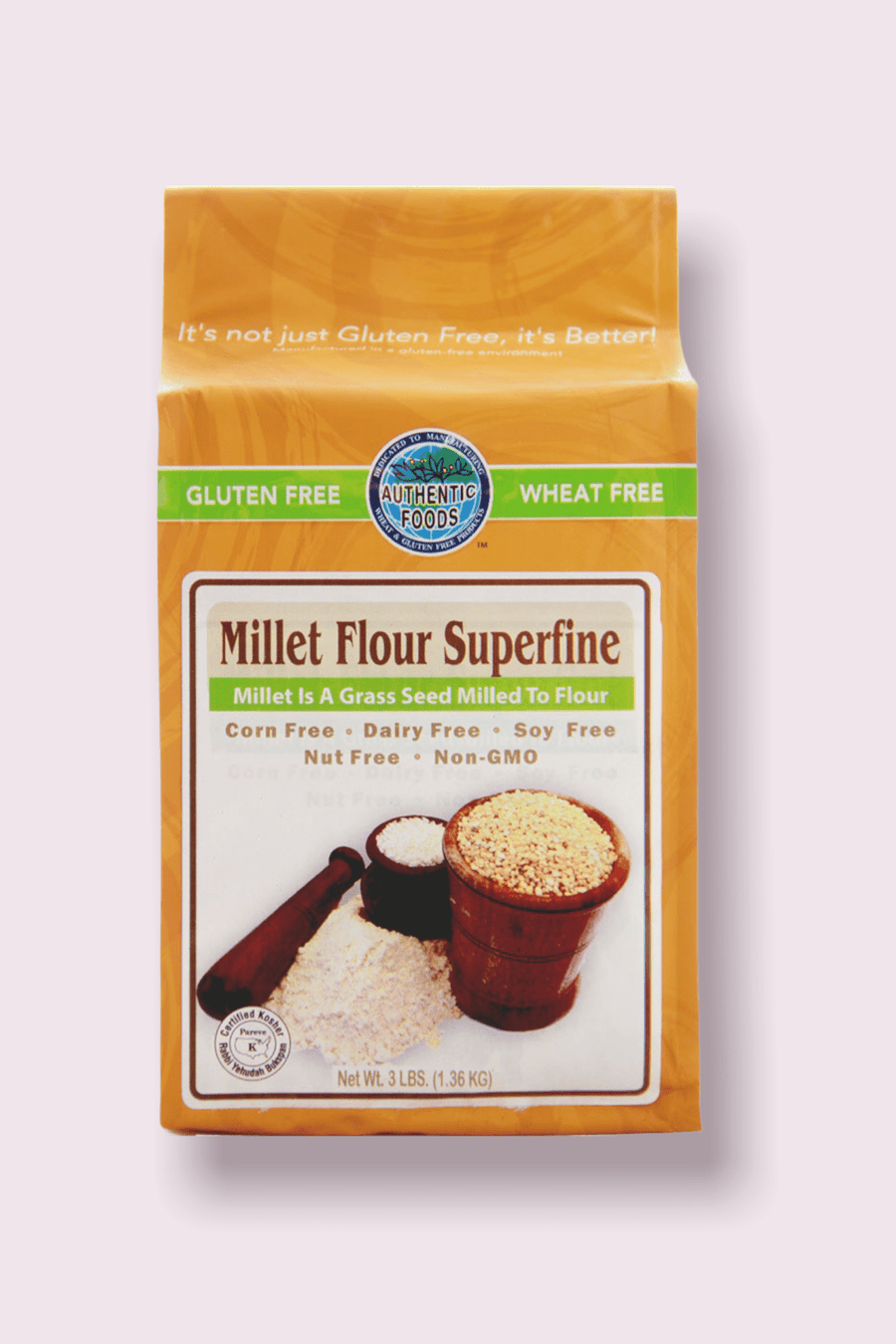 Gluten-Free Millet Flour Superfine - 3 lb.