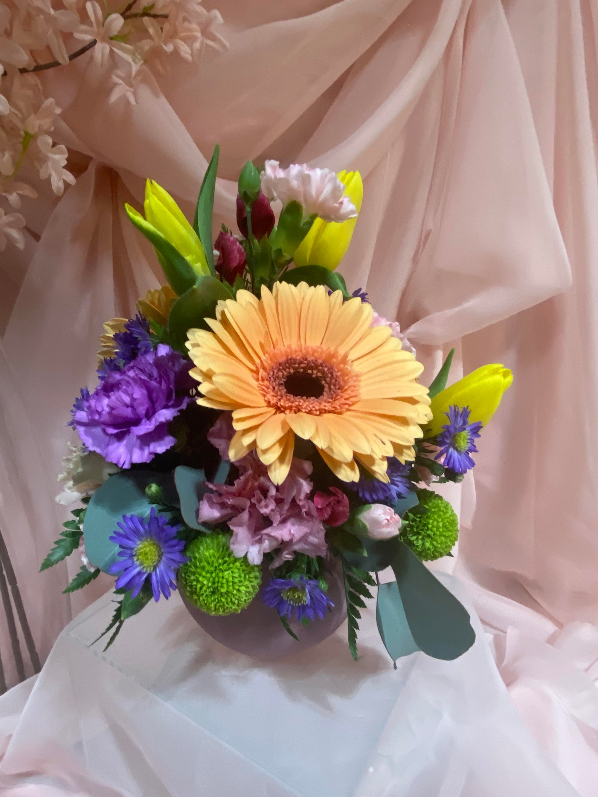 Flower Arrangement in a Container